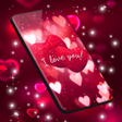 程序图标：Love Hearts Live HD Wallp…