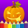 Coloring book : Draw Halloween