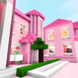 Ikona programu: Kawaii pink houses for mc…