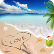 プログラムのアイコン：Write Name On Sand beach …