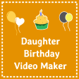 Birthday video for daughter - with photo and song