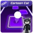 Run Away-Cartoon Cat Tiles Hop