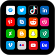 Icoon van programma: All social media in one a…