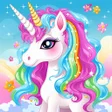 プログラムのアイコン：Unicorn Dress Up - Girls …
