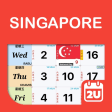 Singapore Calendar 2023 - 2024