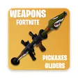 Fortnite Weapons  Pickaxes  Gliders