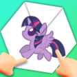プログラムのアイコン：Paper Fold : Craft Jelly …