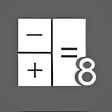 Ícone do programa: Calculator X8 for Windows…