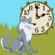أيقونة البرنامج: Mr. Wolf Telling Time Gam…