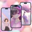 ไอคอนของโปรแกรม: Girly Wallpaper for Cute …