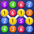 プログラムのアイコン：Merge bubble-Number game