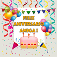 Feliz aniversário amiga linda