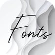 أيقونة البرنامج: Fonts Keyboard Fonts App