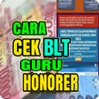 Cara Cek BLT Guru Honorer