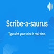 Icoon van programma: Scribe-a-saurus - Speech-…