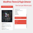 WordPress theme and plugins detector 2017