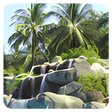 Icône du programme : Tropic Waterfall – Fond d…