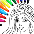 プログラムのアイコン：Princess Coloring Game