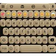Emoji Keyboard Glitter Gold