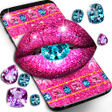 Ikona programu: Glitter lips live wallpap…