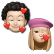 أيقونة البرنامج: Memoji stickers for Whats…