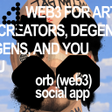 Ikona programu: Orb: web3 social media ap…