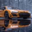 أيقونة البرنامج: Yellow Audi R8 on Road Li…