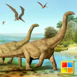 Иконка программы: Dinosaurs Cards - Dino Ga…