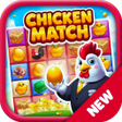 Chicken Match - Match 3 Game icon