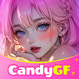 ไอคอนของโปรแกรม: CandyGF: Your Sweet AI Cr…