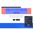 Ícone do programa: CopyCss - Copy css scan f…