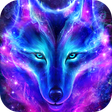 Icona del programma: Night Sky Wolf Live Wallp…