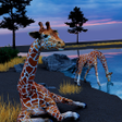 أيقونة البرنامج: Giraffe Simulator: Safari…