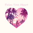 Beach Theme-Palm Tree Heart- icon