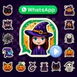 Icon of program: WASticker Halloween in mo…