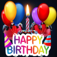 程序图标：Happy Birthday stickersap…