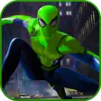 Green Spider Rope hero Man 3D