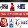 程序图标：LIVE TV NEWS  NEWS PAPERS…