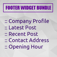 Pictogram van programma: Footer widget bundle