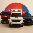 Иконка программы: Police Car Ambulance Fire…