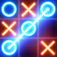 Icoon van programma: Tic Tac Toe glow  Free Pu…