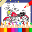 Icon of program: Coloring Motor Bike Racin…