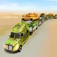 US Army Train Transporter Truck Driving Games