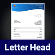 Letterhead Maker Business letter pad template Logo