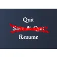 No Save and Quit Button