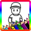 Иконка программы: Stumble guys coloring boo…