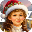 Ikona programu: Winter Glow: Color by Num…