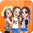 プログラムのアイコン：BFF Wallpapers for Girls