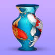 ไอคอนของโปรแกรม: Vase 3D  Color by Number