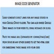 أيقونة البرنامج: IMAGE CODE GENERATOR